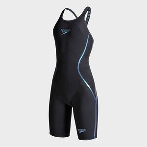 Speedo LZR Racer X Openback Kneeskin Black Size 25 Women’s
